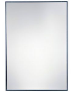 Spegel Slim Alu Svart 35x50