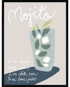 Poster 30x40 Drinkmix Mojito