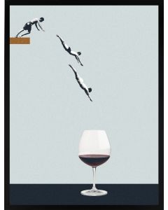 Poster 30x40 Leon, Wine divers