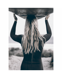 Poster 50x70 Surf Girl (planpackad)
