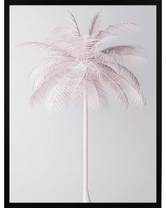 Poster 50x70 Pink Palmtree (planpackad)