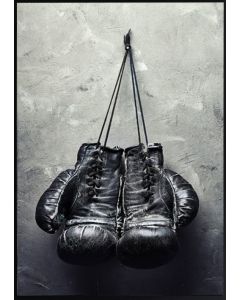 Poster 30x40 Black Boxing Gloves (planpackad)